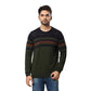 Men Regular Fit Black Sweater