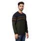 Men Regular Fit Black Sweater
