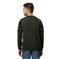 Men Regular Fit Black Sweater
