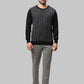 Raymond Men Grey Jacquard Acrylic Blend Winter Wear
