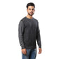 Raymond Men White Structure Cable Acrylic Blend Winter Wear