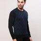 Raymond Men Black Argyle Acrylic Blend Sweaters