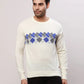 Raymond Men Grey Argyle Acrylic Blend Sweaters