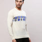 Raymond Men Grey Argyle Acrylic Blend Sweaters