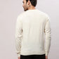 Raymond Men Grey Argyle Acrylic Blend Sweaters