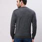 Raymond Men Blue Jacquard Acrylic Blend Sweaters