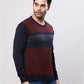 Raymond Men Black Jacquard Acrylic Blend Sweaters
