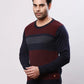 Raymond Men Black Jacquard Acrylic Blend Sweaters