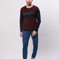 Raymond Men Black Jacquard Acrylic Blend Sweaters
