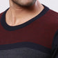 Raymond Men Black Jacquard Acrylic Blend Sweaters