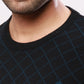 Raymond Men Blue Argyle Acrylic Blend Sweaters