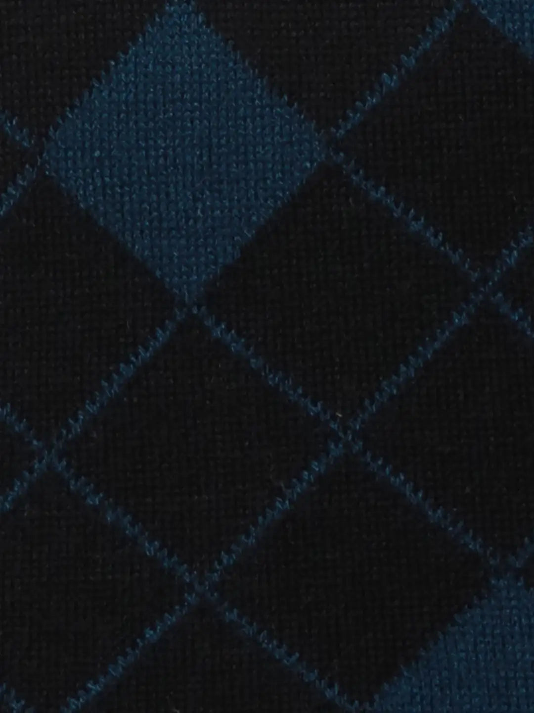 Raymond Men Blue Argyle Acrylic Blend Sweaters