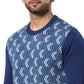 Men Regular Fit Grey Sweater