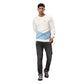 Men Regular Fit Blue Sweater