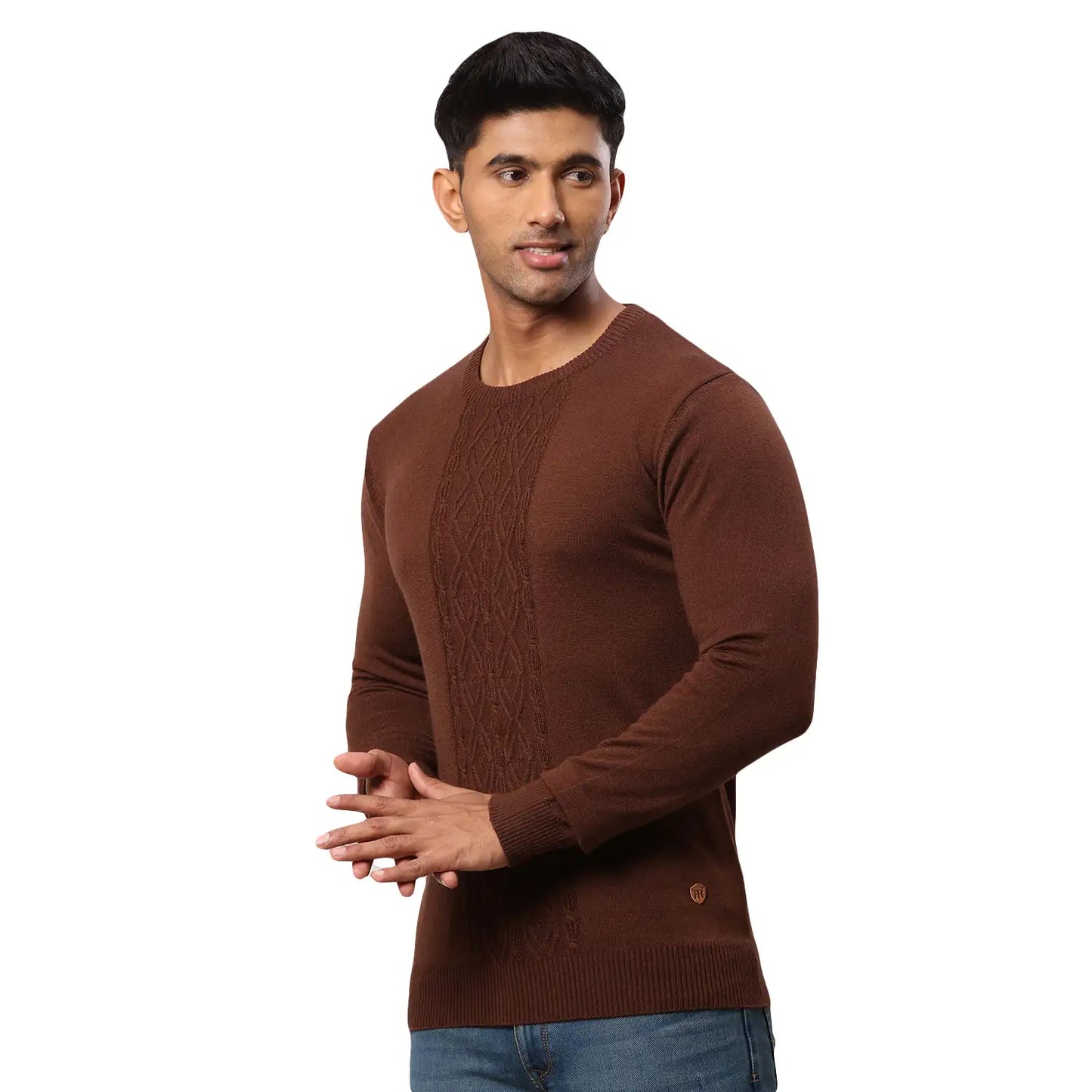 Men Slim Fit Violet Shirt