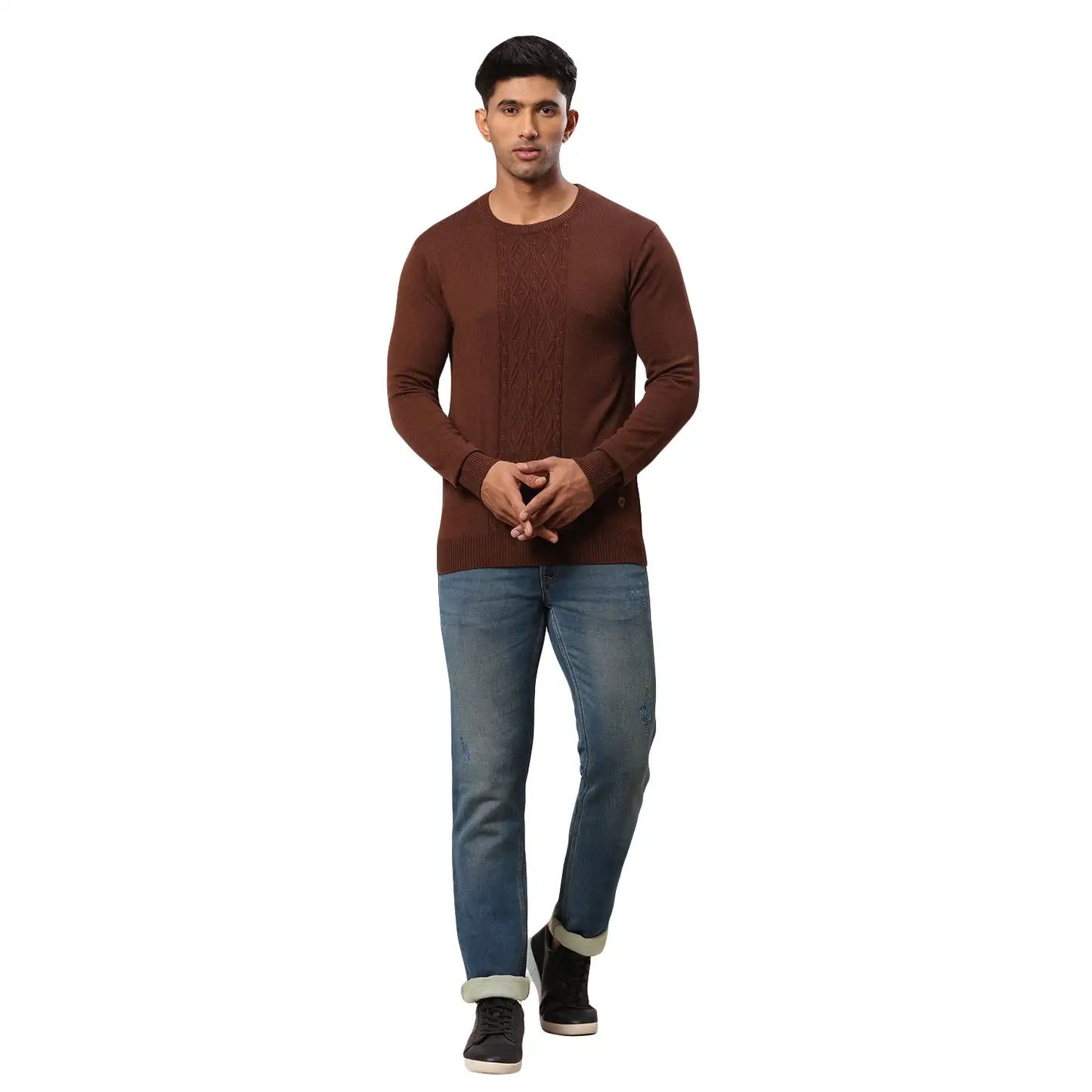 Men Slim Fit Violet Shirt