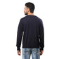 Men Regular Fit Grey Sweater