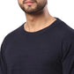 Men Regular Fit Grey Sweater
