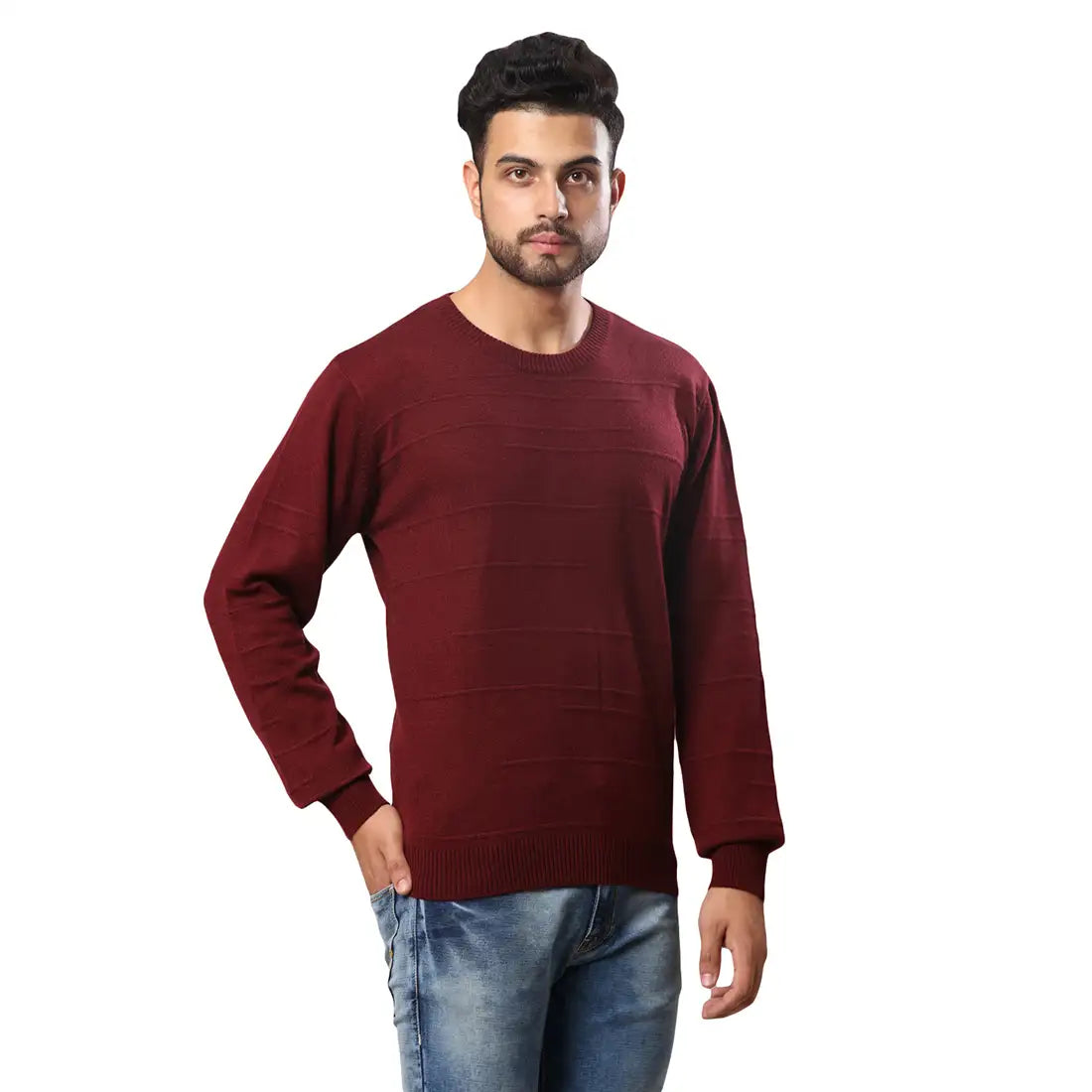 Raymond Men Brown Cotton Bundi