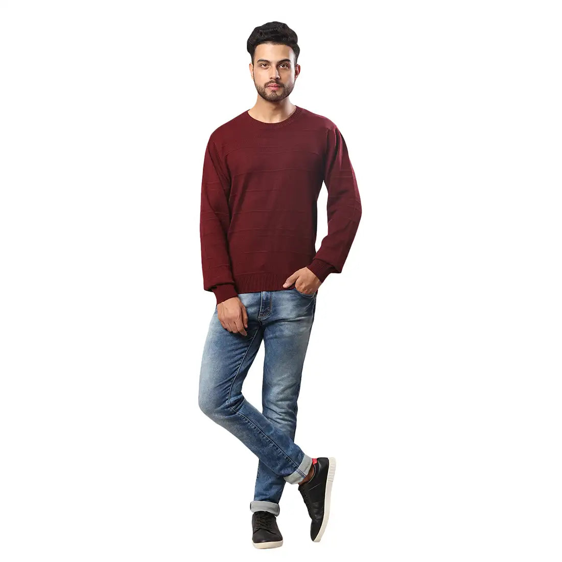 Raymond Men Brown Cotton Bundi