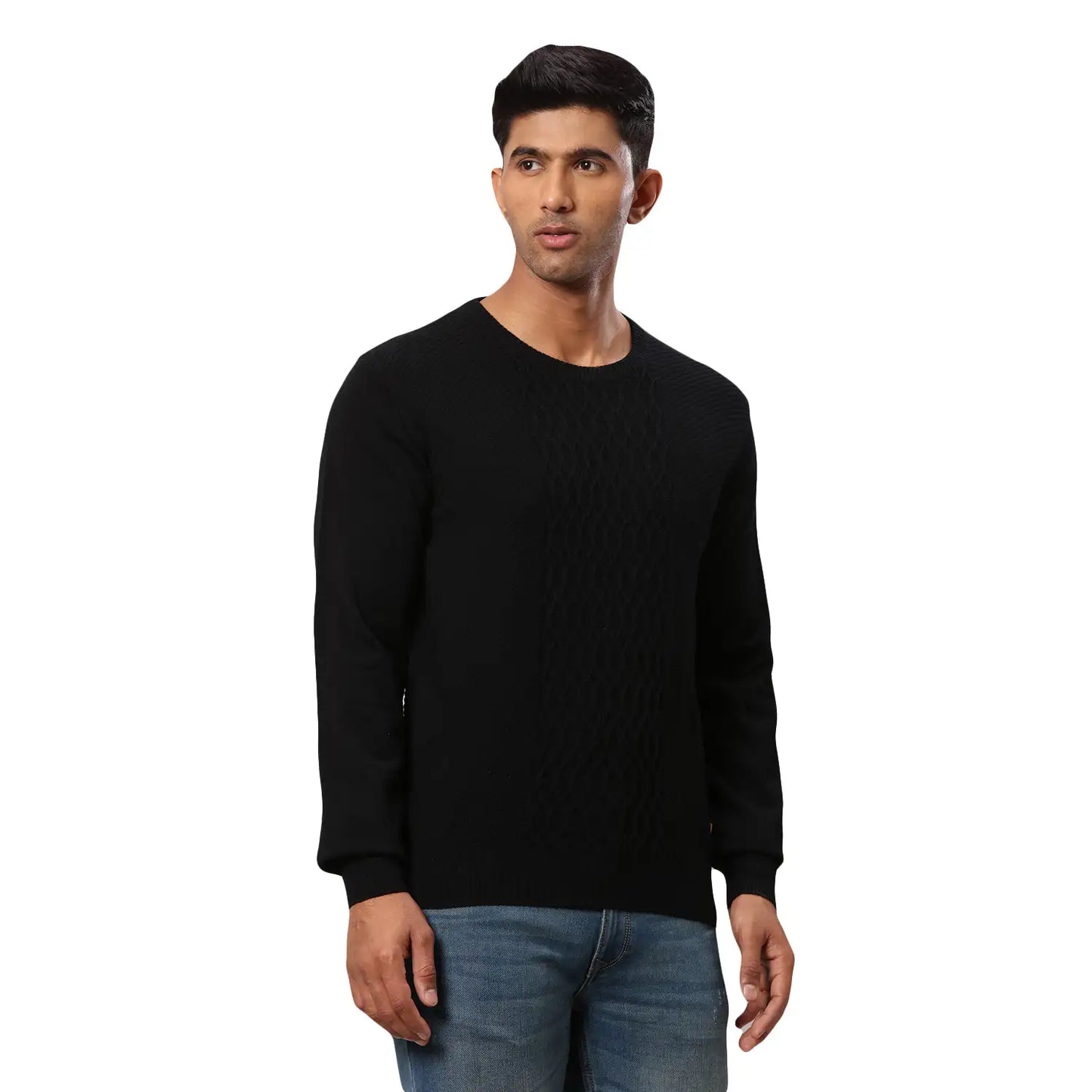 Men Regular Fit Blue Polo