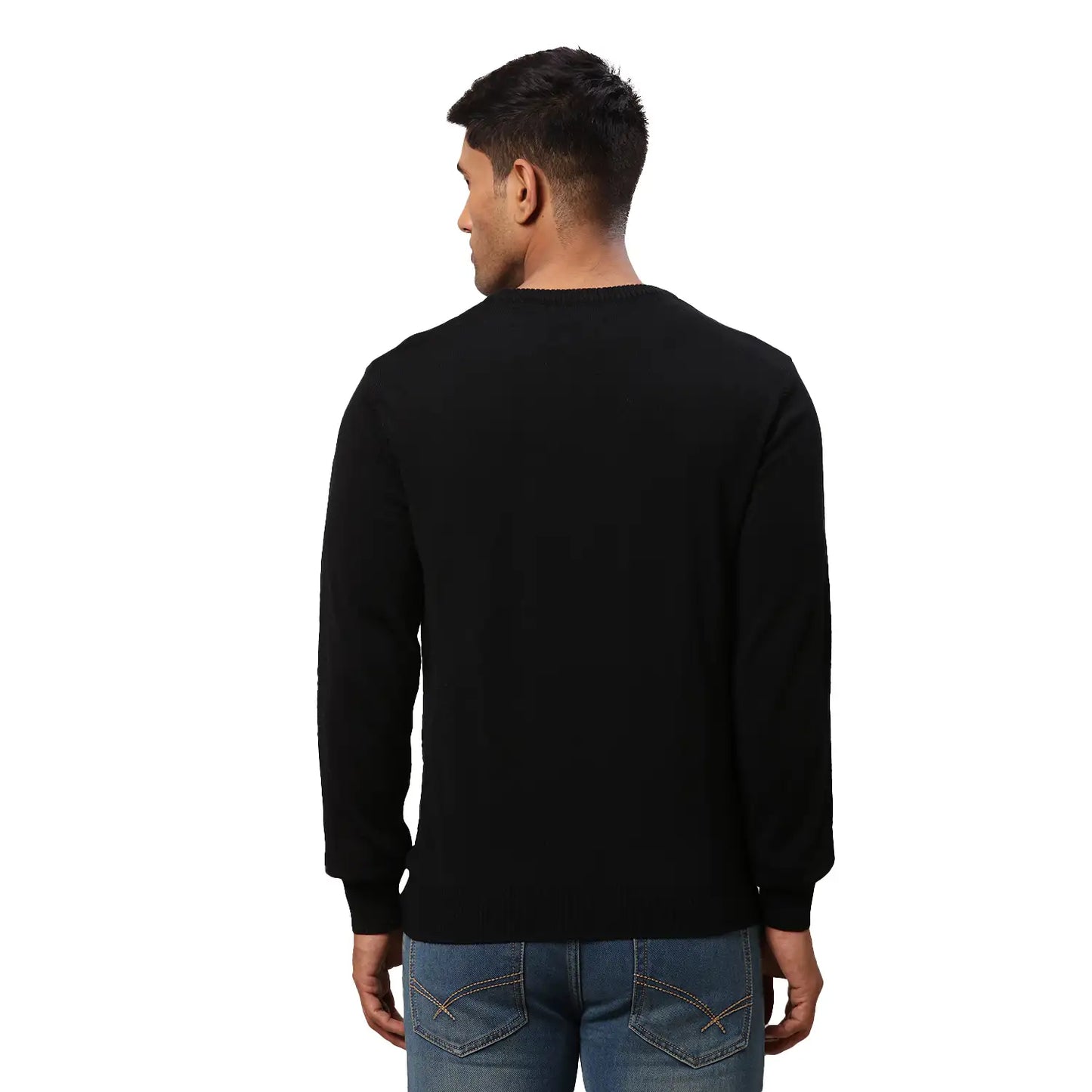 Men Regular Fit Blue Polo