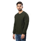 Men Regular Fit Teal Sweater