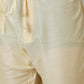 Men Yellow Jacquard Polyester Kurta