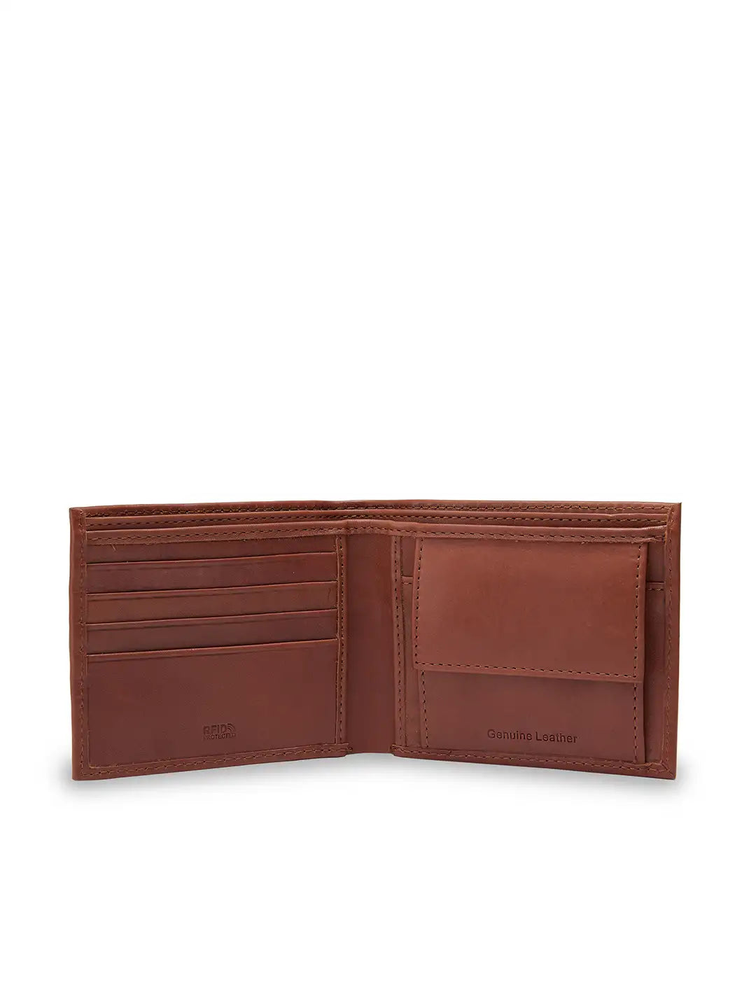 Raymond Men Brown Leather Wallet