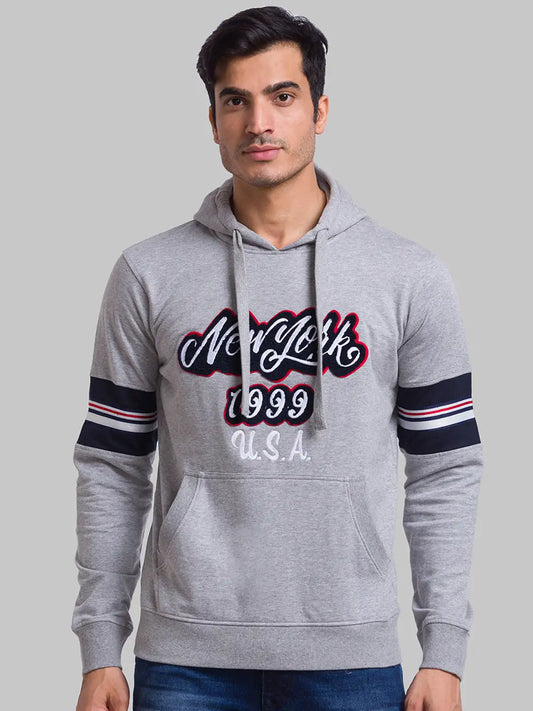 Men Regular Fit Black Sweatshirt