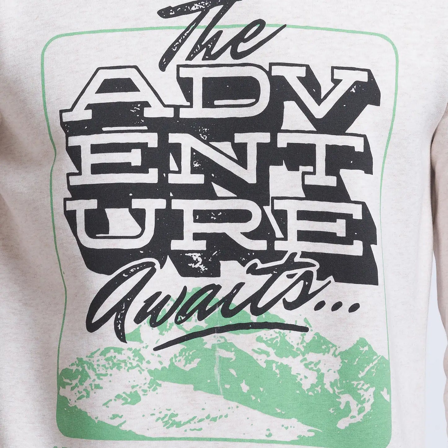 Men Regular Fit Blue Sweatshirt