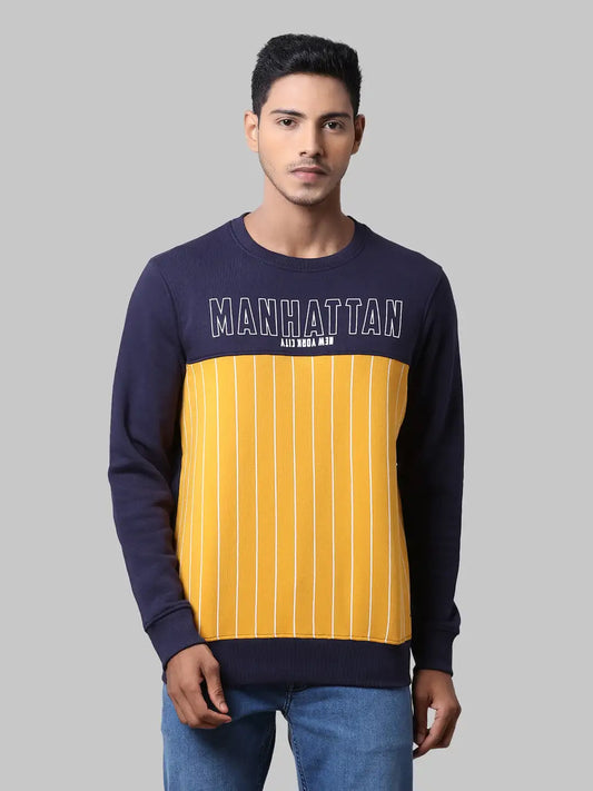 Men Regular Fit  Maroon Sweatshirt