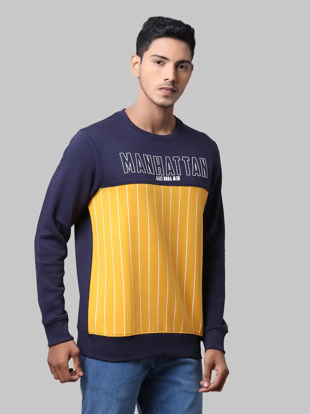 Men Regular Fit  Maroon Sweatshirt