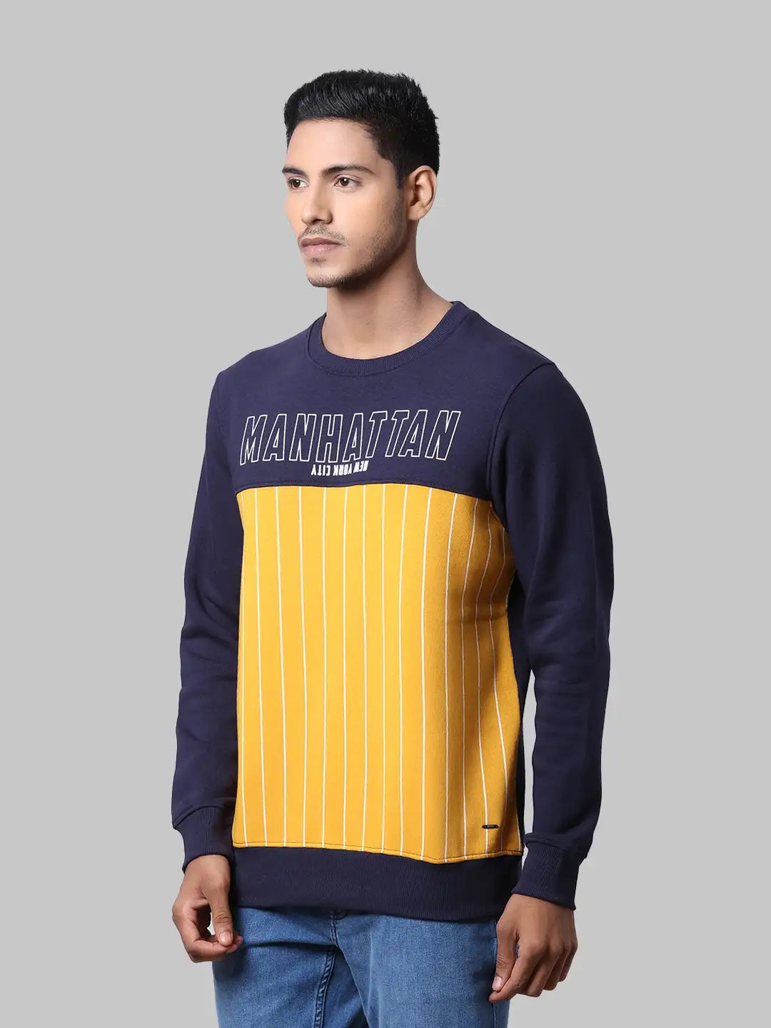 Men Regular Fit  Maroon Sweatshirt
