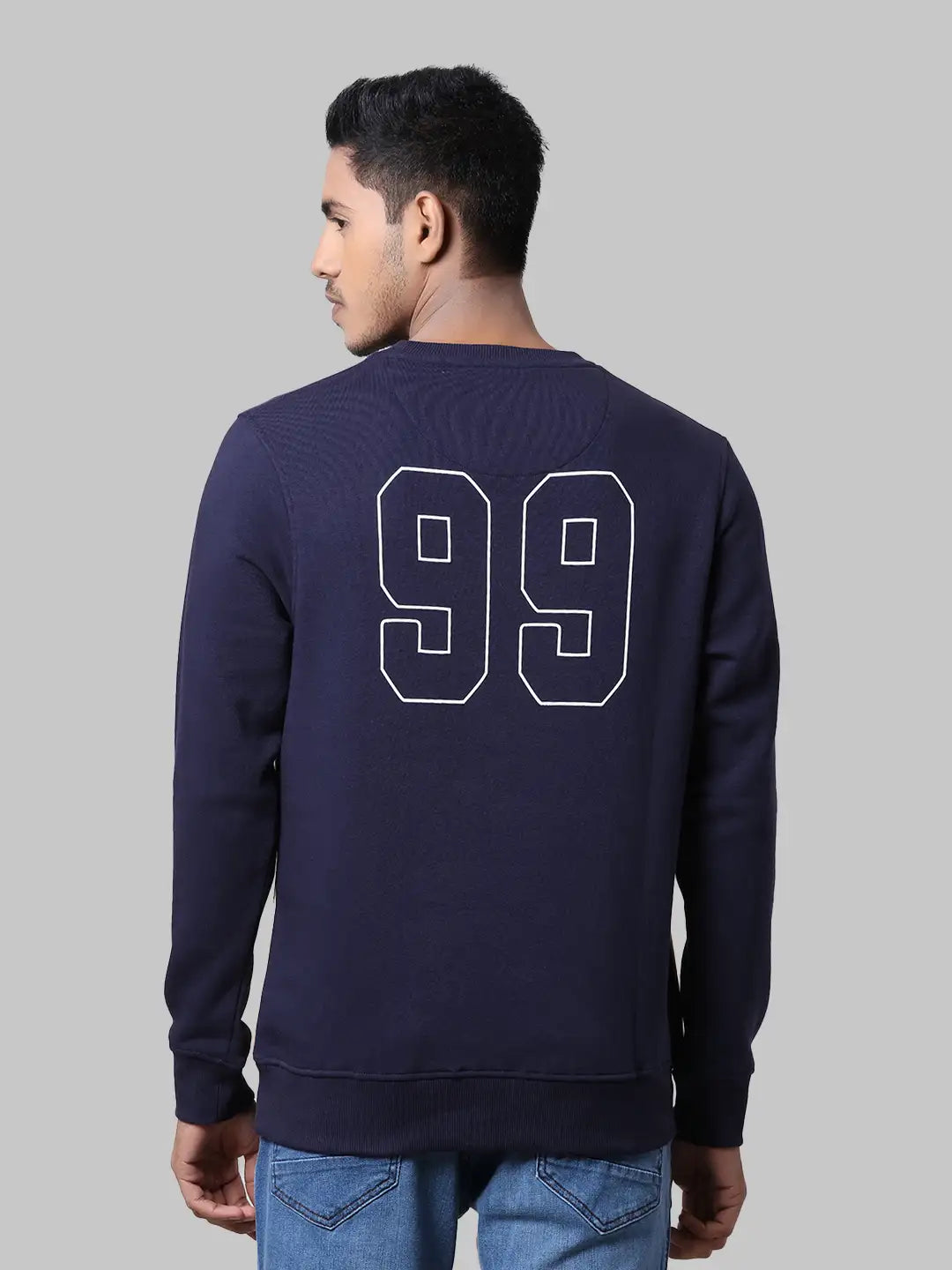 Men Regular Fit  Maroon Sweatshirt