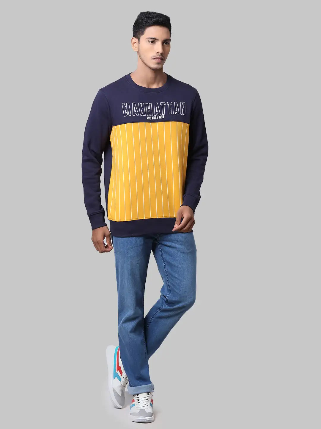 Men Regular Fit  Maroon Sweatshirt