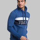 Men Regular Fit Light Blue Sweatshirt
