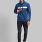 Men Regular Fit Light Blue Sweatshirt