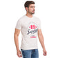 Men Regular Fit Grey T-Shirt