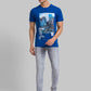 Men Regular Fit Light Green T-Shirt