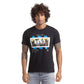 Men Regular Fit Blue T-Shirts