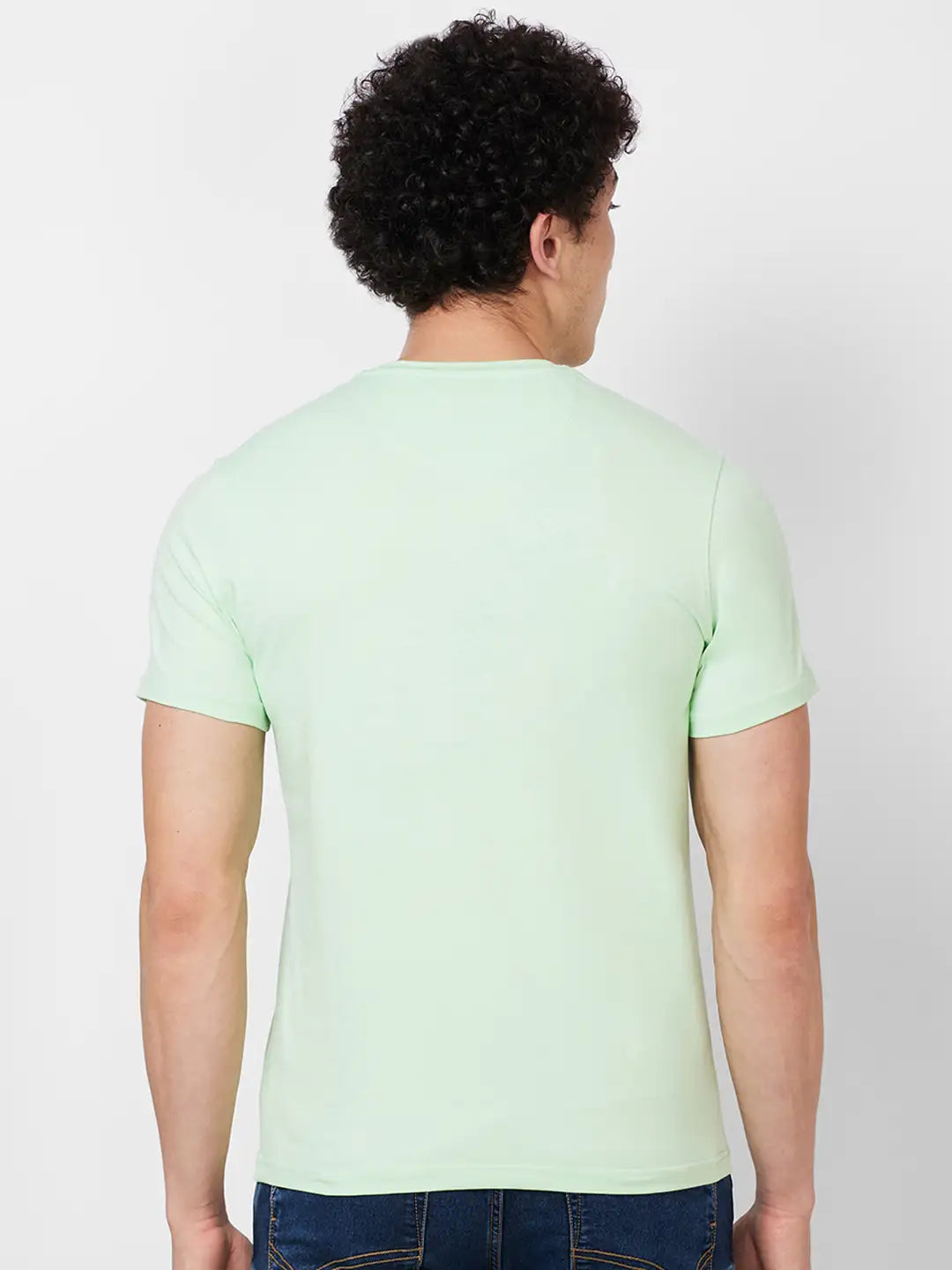 Parx Regular Fit Graphic Print White T-Shirt