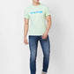 Parx Regular Fit Graphic Print White T-Shirt