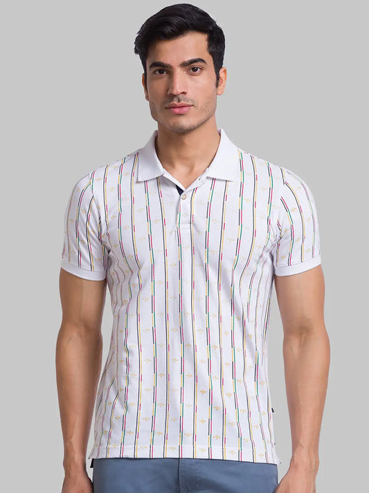 Men Regular Fit Green T-Shirt
