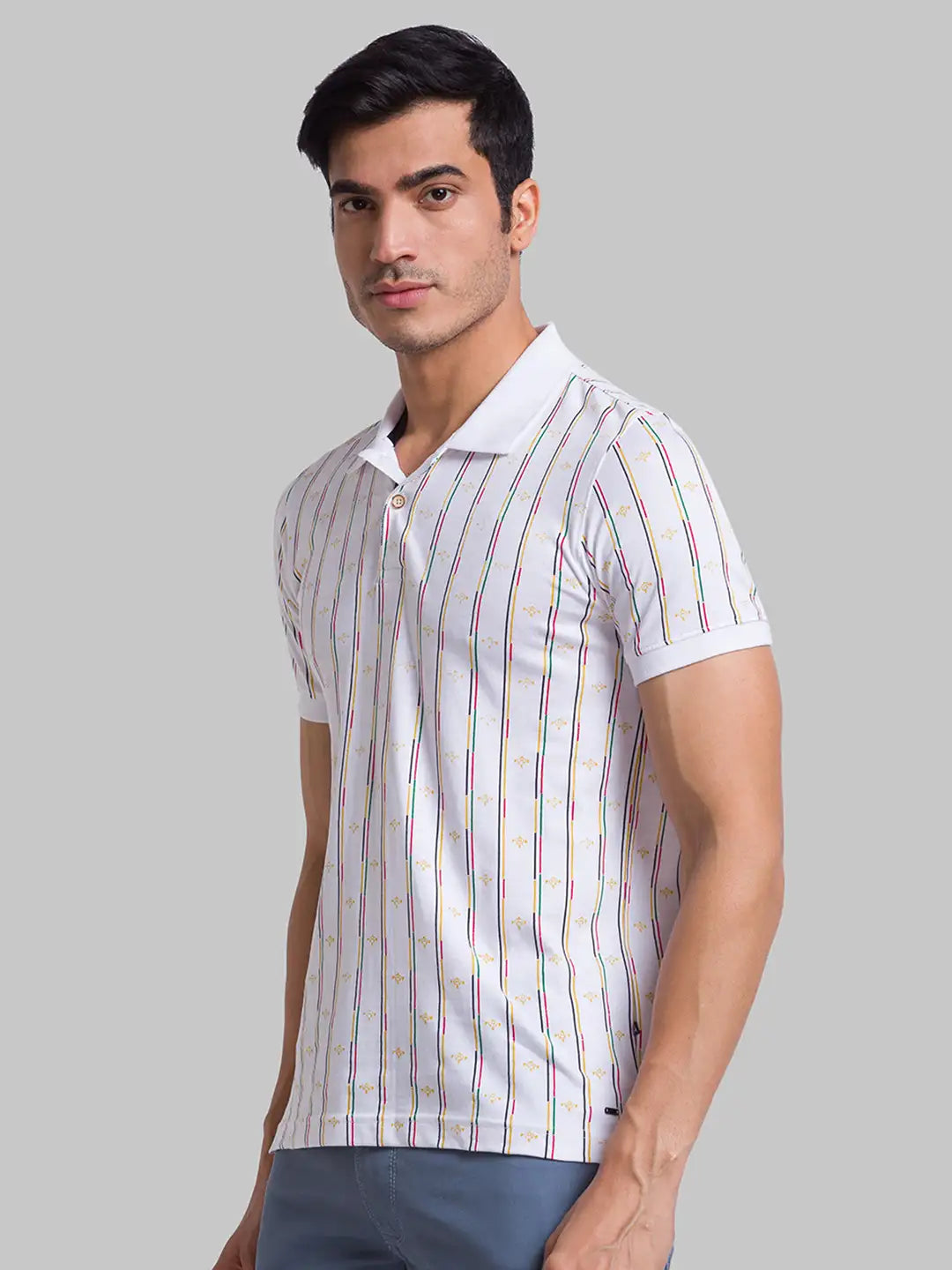 Men Regular Fit Green T-Shirt