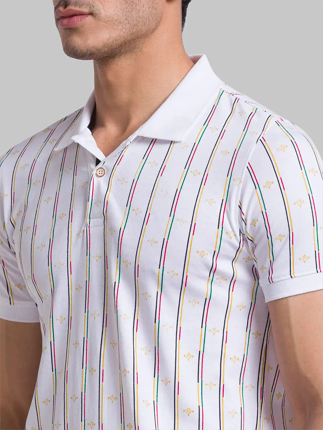 Men Regular Fit Green T-Shirt