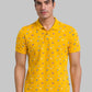 Men Regular Fit Light Green Polo