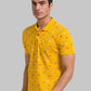 Men Regular Fit Light Green Polo