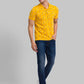 Men Regular Fit Light Green Polo