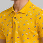 Men Regular Fit Light Green Polo